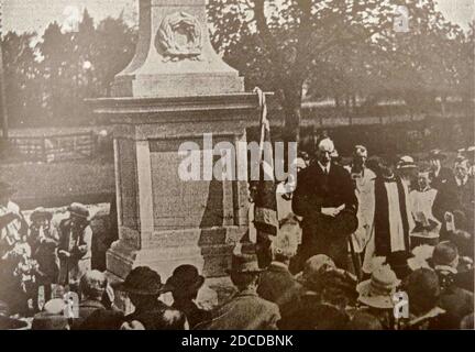 Mémorial de Killinghall, mai 1921. Banque D'Images