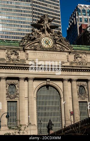 Le terminal Grand Central est un site emblématique de New York City, aux États-Unis Banque D'Images
