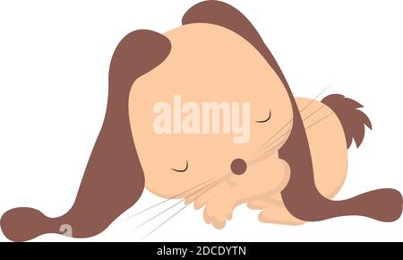 Dessin animé d'un lapin kawaii Illustration de Vecteur