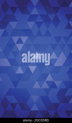 Abstraction fond bleu beaucoup de petits triangles multicolores - illustration Illustration de Vecteur