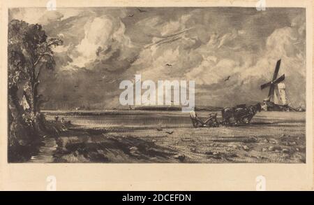 David Lucas, (artiste), britannique, 1802 - 1881, John Constable, (artiste après), britannique, 1776 - 1837, printemps, en 1829 ou après, mezzotint Banque D'Images