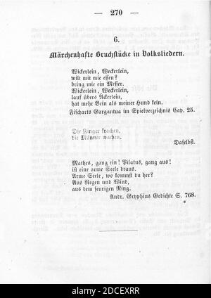 Kinder und Hausmärchen (Grimm) 1856 III 270. Banque D'Images
