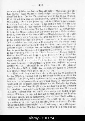 Kinder und Hausmärchen (Grimm) 1856 III 411. Banque D'Images