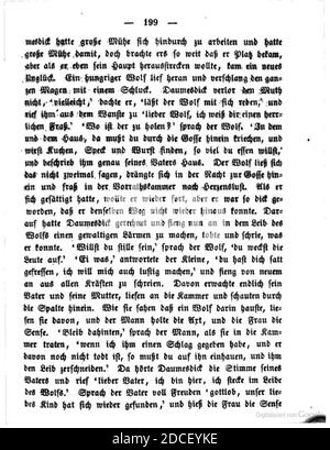 Kinder und Hausmärchen (Grimm) 1857 I 199. Banque D'Images