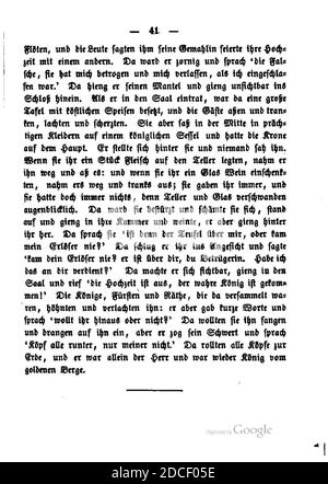 Kinder und Hausmärchen (Grimm) 1857 II 041. Banque D'Images