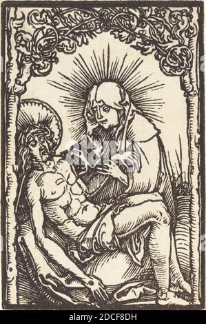 Albrecht Dürer, (artiste), allemand, 1471 - 1528, la Lamentation, Salus anime, (série), c. 1500, coupe de bois Banque D'Images