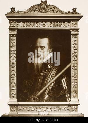 Portrait de Fernando Álvarez de Toledo, duc d'Alba, attribué à Willem Key. Banque D'Images