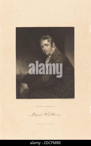 John Henry Robinson, (artiste), britannique, 1796 - 1871, sir William Beechey, (artiste après), britannique, 1753 - 1839, sir David Wilkie, R.A., publié en 1846, gravure avec précision Banque D'Images