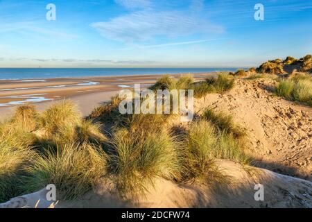 Formby point ; dunes de sable ; Lancashire Banque D'Images