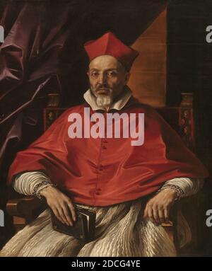 Guercino, (peintre), Bolognese, 1591 - 1666, Cardinal Francesco Cennini, 1625, huile sur toile, total: 117.4 x 96.2 cm (46 1/4 x 37 7/8 po.), encadré: 147.6 x 126.7 x 6.9 cm (58 1/8 x 49 7/8 x 2 11/16 po Banque D'Images