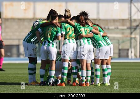 21 novembre 2020, Séville, Espagne: Joueurs de Real Betis pendant le match Primera Iberdrola entre Real Betis et Real Madrid à Ciudad Deportiva Luis del sol à Séville, Espagne. (Image crédit: © Jose Luis Contreras/DAX via ZUMA Wire) Banque D'Images