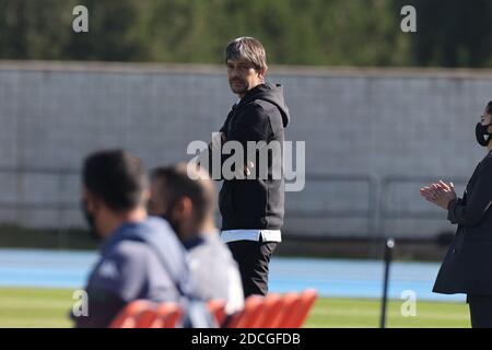 21 novembre 2020, Séville, Espagne: David Aznar du Real Madrid pendant le match Primera Iberdrola entre Real Betis et Real Madrid à Ciudad Deportiva Luis del sol à Séville, Espagne. (Image crédit: © Jose Luis Contreras/DAX via ZUMA Wire) Banque D'Images