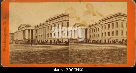 Patent Office., États-Unis. Patent Office, 1870, Washington (D.C Banque D'Images