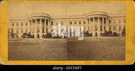 White House., Wakely, G. D., 1865, Washington (D.C Banque D'Images