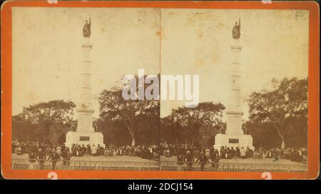 Monument des soldats et des marins, image fixe, stéréographes, 1850 - 1930 Banque D'Images