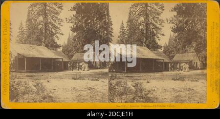 Sentinel House, Yo Semite Valley., image fixe, stéréographes, 1870, Soule, John P. (1827-1904 Banque D'Images