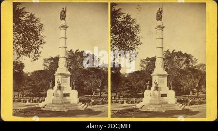 Monument des soldats et des marins, image fixe, stéréographes, 1850 - 1930 Banque D'Images