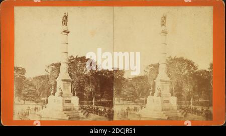 Monument des soldats et des marins, image fixe, stéréographes, 1850 - 1930 Banque D'Images