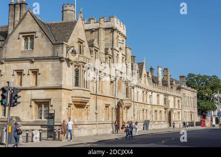 All Souls College, High Street, Oxford, Oxfordshire, Angleterre, Royaume-Uni Banque D'Images