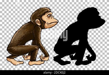 Ensemble de formes et son illustration de silhouette Illustration de Vecteur