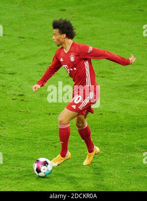 Munich, Allemagne. 21 novembre 2020. Leroy SANE, FCB 10 au match FC BAYERN MUENCHEN - SV WERDER BREMEN 1-1 dans le 1.German Bundesliga, saison 2020/2021, match jour 8, Munich, Allemagne, 21 novembre 2020. Credit: Peter Schatz/Alay Live News Banque D'Images