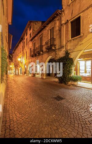 Italie Veneto Asolo - via Browning Banque D'Images