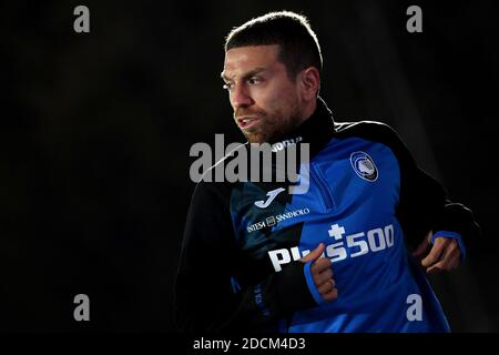 Cesena, Italie. 21 novembre 2020. Alejandro Gomez d'Atalanta BC se réchauffe pendant la série UN match de football entre Spezia Calcio et Atalanta BC au stade Dino Manuzzi de Cesena (Italie), le 20 novembre 2020. Photo Andrea Staccioli/Insidefoto crédit: Insidefoto srl/Alamy Live News Banque D'Images