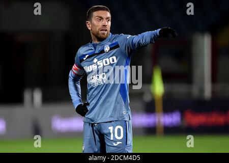 Cesena, Italie. 21 novembre 2020. Alejandro Gomez, d'Atalanta BC, réagit pendant la série UN match de football entre Spezia Calcio et Atalanta BC au stade Dino Manuzzi de Cesena (Italie), le 20 novembre 2020. Photo Andrea Staccioli/Insidefoto crédit: Insidefoto srl/Alamy Live News Banque D'Images