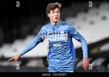 Cesena, Italie. 21 novembre 2020. Sam Lammers d'Atalanta BC réagit pendant la série UN match de football entre Spezia Calcio et Atalanta BC au stade Dino Manuzzi de Cesena (Italie), le 20 novembre 2020. Photo Andrea Staccioli/Insidefoto crédit: Insidefoto srl/Alamy Live News Banque D'Images