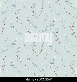 Profil de transparente rose fleurs de cerisier en fleurs à l'aquarelle style avec fond blanc. été sakura en fleurs Décoration de la direction générale Banque D'Images