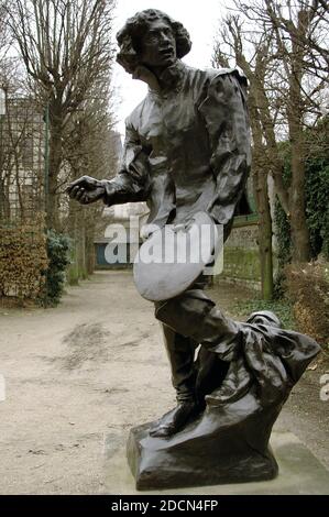 Auguste Rodin (1840-1917). Sculpteur français. Claude Lorrain, 1892. Bronze. Jardin de sculptures. Musée Rodin. Paris. France. Banque D'Images