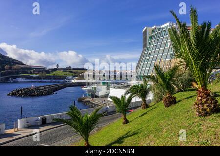 L'hôtel Angra Marina à Angra do Heroismo sur Terceira Île les Açores Portugal Banque D'Images