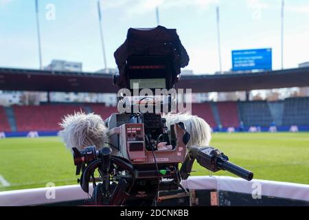 21 novembre 2020, Zurich, Stade Letzigrund, AXA Women's Super League: FC Zurich Women - FC Bâle 1893, caméra SRF crédit: SPP Sport Press photo. /Alamy Live News Banque D'Images