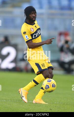 Rome, Italie. 22 novembre 2020. Rome, Italie - 22/11/2020: GERVINHO (PARME) en action pendant la série UN match de ligue italienne DE ROME contre PARME CALCIO 1913 au stade olympique de Rome. Crédit : Agence photo indépendante/Alamy Live News Banque D'Images