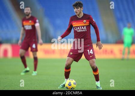 Rome, Italie. 22 novembre 2020. Rome, Italie - 22/11/2020: GONZALO VILLAR (ROMA) en action pendant la série UN match de ligue italienne DE ROME contre PARME CALCIO 1913 au stade olympique de Rome. Crédit : Agence photo indépendante/Alamy Live News Banque D'Images