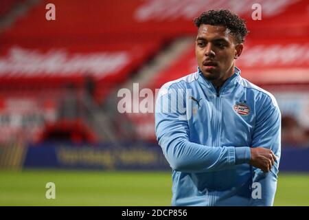 ENSCHEDE, PAYS-BAS - NOVEMBRE 22 : Donyell Malen de PSV pendant le match néerlandais Eredivisie entre le FC Twente et le PSV à Grolsch Veste le 22 novembre 2020 à Enschede, pays-Bas (photo de Marcel ter Bals/Orange Pictures) Banque D'Images
