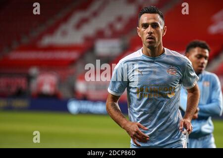 ENSCHEDE, PAYS-BAS - NOVEMBRE 22 : Eran Zahavi de PSV lors du match néerlandais Eredivisie entre le FC Twente et le PSV à Grolsch Veste le 22 novembre 2020 à Enschede, pays-Bas (photo de Marcel ter Bals/Orange Pictures) Banque D'Images