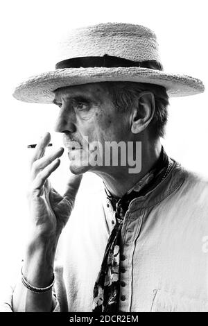 13 avril 2018, New York, New York, Etats-Unis : l'acteur Jeremy Irons (Royaume-Uni), New York, New York, 13 avril 2014. Photo © Beowulf Sheehan (Credit image: © Beowulf Sheehan/ZUMA Wire) Banque D'Images