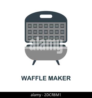 Icône Waffle Maker. Un élément simple de la collection d'appareils électroménagers. Icône Creative Waffle Maker pour la conception Web, les modèles, les infographies et bien plus encore Illustration de Vecteur