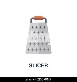 Icône de trancheuse. Un élément simple de la collection d'appareils électroménagers. Icône Creative Slicer pour la conception Web, les modèles, les infographies et bien plus encore Illustration de Vecteur