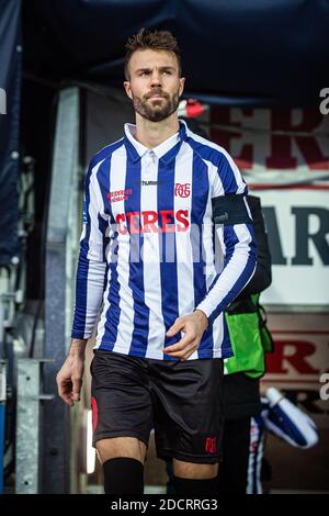 Aarhus, Danemark. 22 novembre 2020. Patrick Mortensen (9) de l'AGF vu pendant le match 3F Superliga entre le GF d'Aarhus et le FC Midtjylland au parc Ceres d'Aarhus. (Crédit photo : Gonzales photo/Alamy Live News Banque D'Images