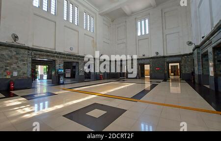Stasiun Tanjung Priok, gare ferroviaire, bâtiment du patrimoine à Jakarta, Indonésie Banque D'Images