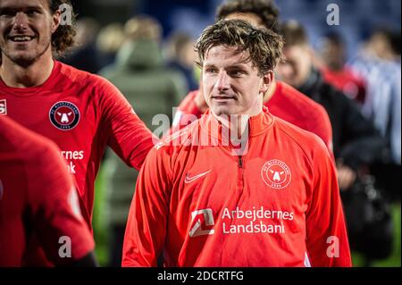 Aarhus, Danemark. 22 novembre 2020. Anders Dreyer du FC Midtjylland vu après le match 3F Superliga entre Aarhus GF et le FC Midtjylland au parc Ceres d'Aarhus. (Crédit photo : Gonzales photo/Alamy Live News Banque D'Images