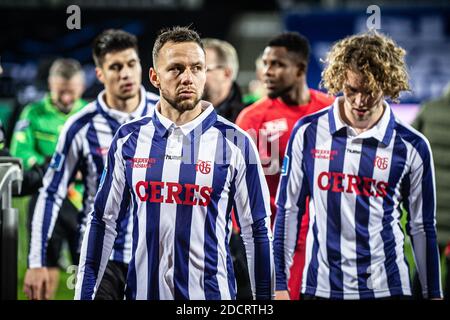 Aarhus, Danemark. 22 novembre 2020. Patrick Olsen d'AGF après le match 3F Superliga entre le GF d'Aarhus et le FC Midtjylland au parc Ceres d'Aarhus. (Crédit photo : Gonzales photo/Alamy Live News Banque D'Images