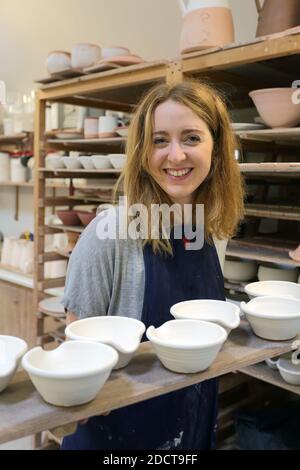 Angleterre / Cornouailles / St. Ives / la poterie Leach Banque D'Images