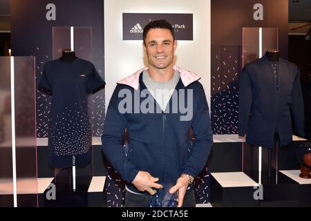 All Blacks rugby légende et course Dan carter participe au lancement de la collection Capsule Adidas x Eden Park à Paris, France, le 15 février 2018. Photo d'Alban Wyters/ABACAPRESS.COM Banque D'Images