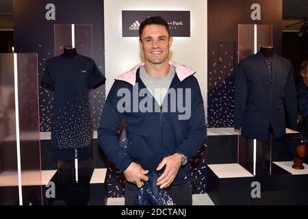 All Blacks rugby légende et course Dan carter participe au lancement de la collection Capsule Adidas x Eden Park à Paris, France, le 15 février 2018. Photo d'Alban Wyters/ABACAPRESS.COM Banque D'Images