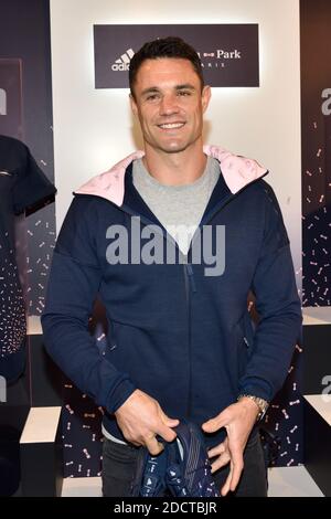 All Blacks rugby légende et course Dan carter participe au lancement de la collection Capsule Adidas x Eden Park à Paris, France, le 15 février 2018. Photo d'Alban Wyters/ABACAPRESS.COM Banque D'Images