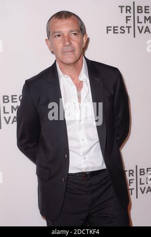 Antonio Banderas assister à la première du Genius : Picasso lors du Tribeca film Festival 2018 au BMCC Tribeca PAC à New York, NY, USA, le 20 avril 2018. Photo de Julien Reynaud/APS-Medias/ABACAPRESS.COM Banque D'Images