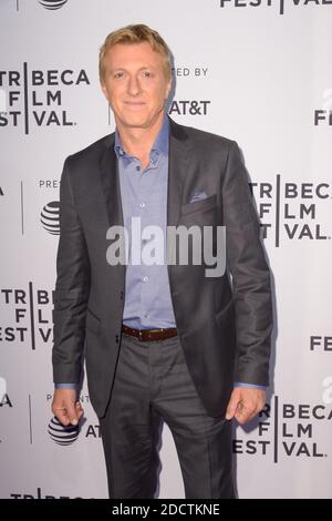 William Zabka participe à la projection de Cobra Kai lors du Tribeca film Festival 2018 au SVA Theatre de New York, NY, USA, le 24 avril 2018. Photo de Julien Reynaud/APS-Medias/ABACAPRESS.COM Banque D'Images